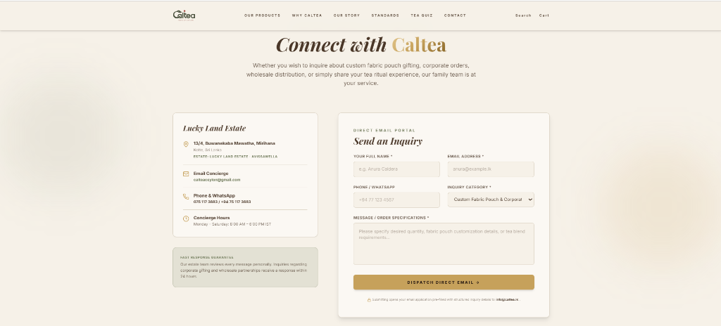 Estate concierge and corporate gifting enquiries
