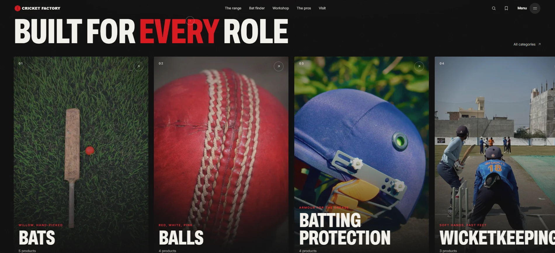 The range — every category, built for every role